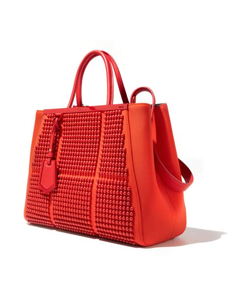 fendi 2jours bag red|fendi bag with strap.